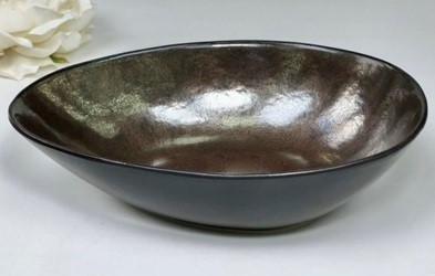 Салатник овальний 21,5см*15,5см*6,2см Olens "Копер" 680мл, 101-0446